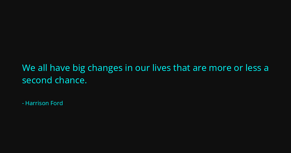 Quote by Harrison Ford