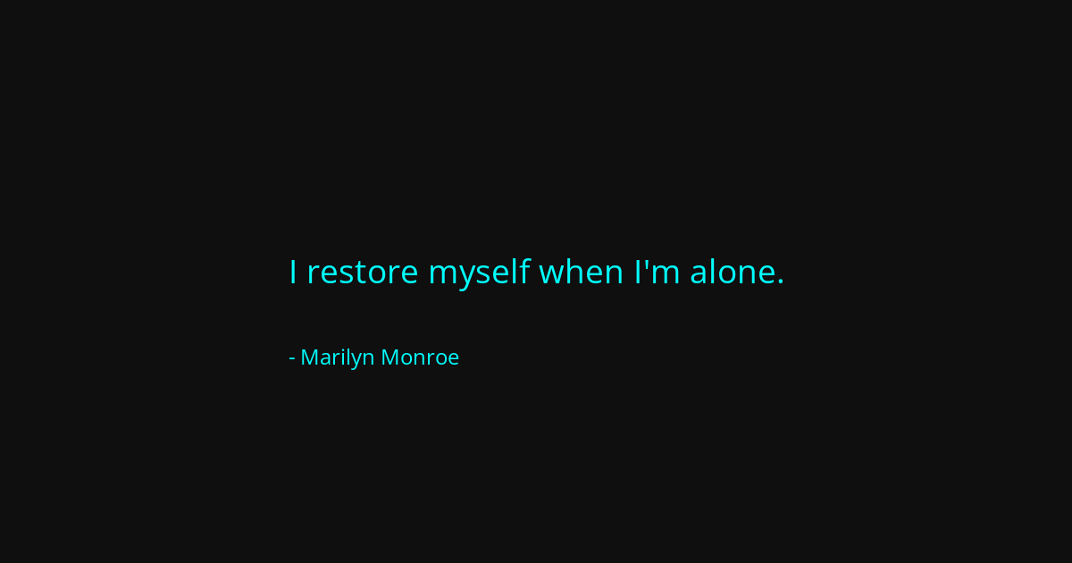 Quote by Marilyn Monroe