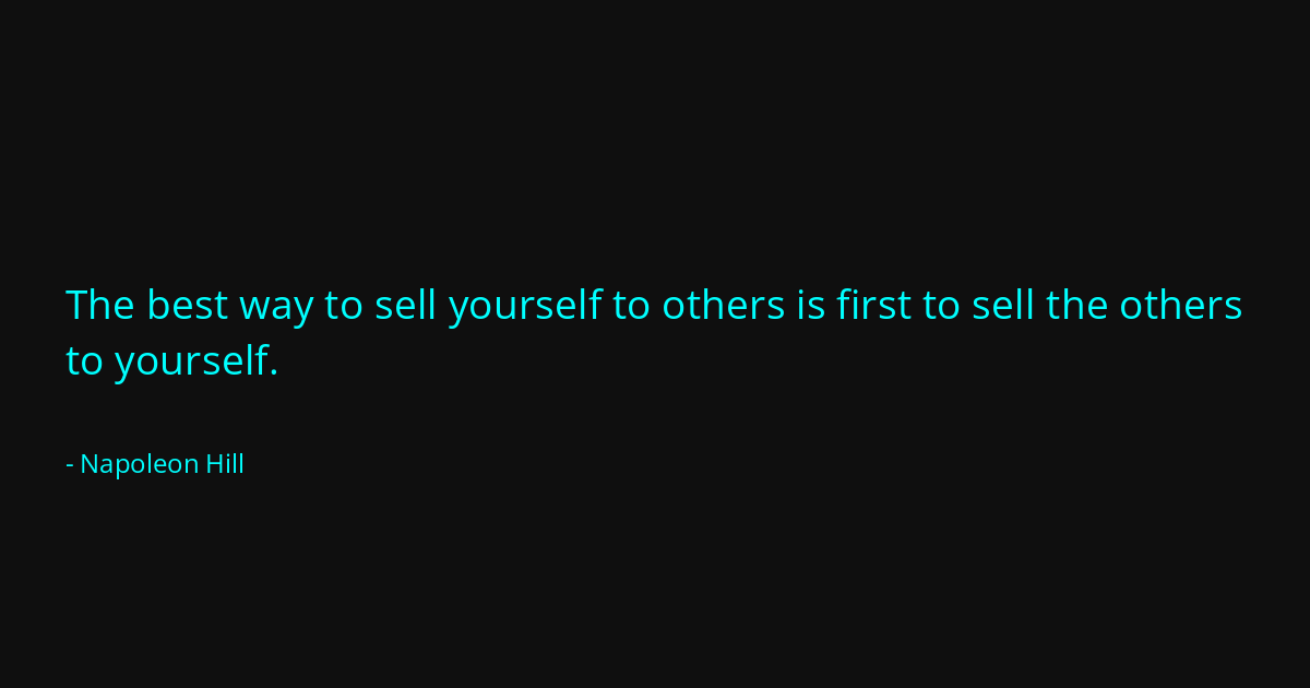 Quote by Napoleon Hill