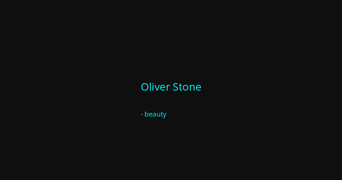Quote by beauty