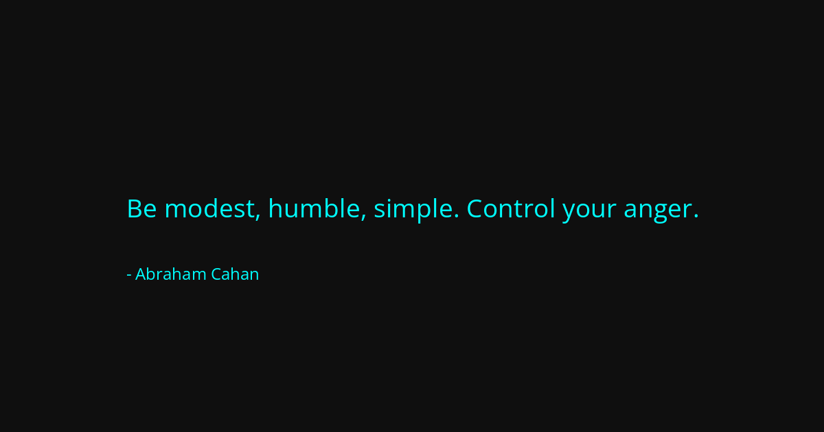 Quote by Abraham Cahan