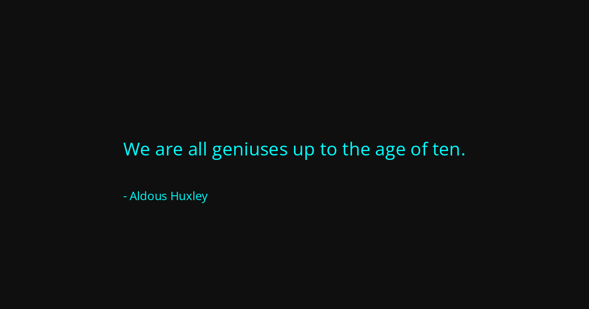 Quote by Aldous Huxley