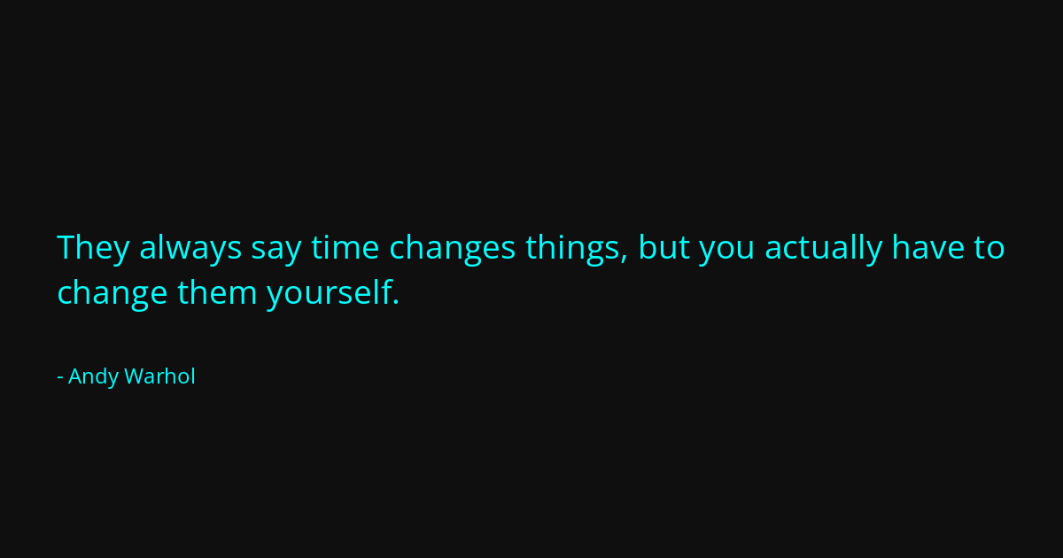 Quote by Andy Warhol