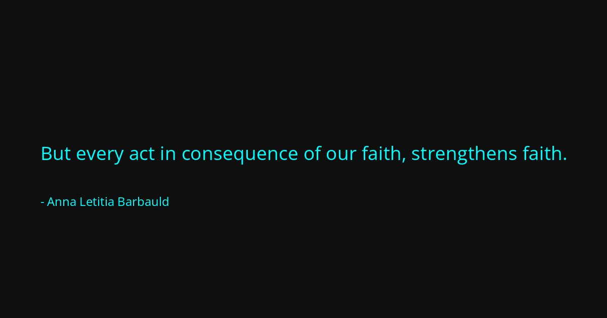 Quote by Anna Letitia Barbauld