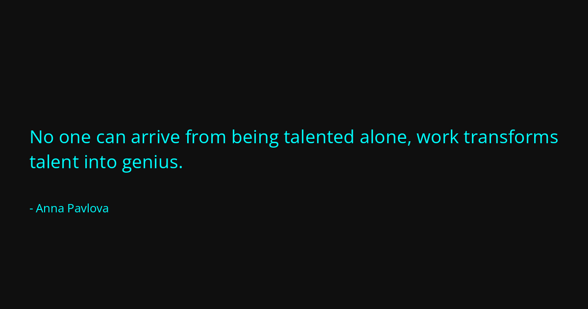 Quote by Anna Pavlova