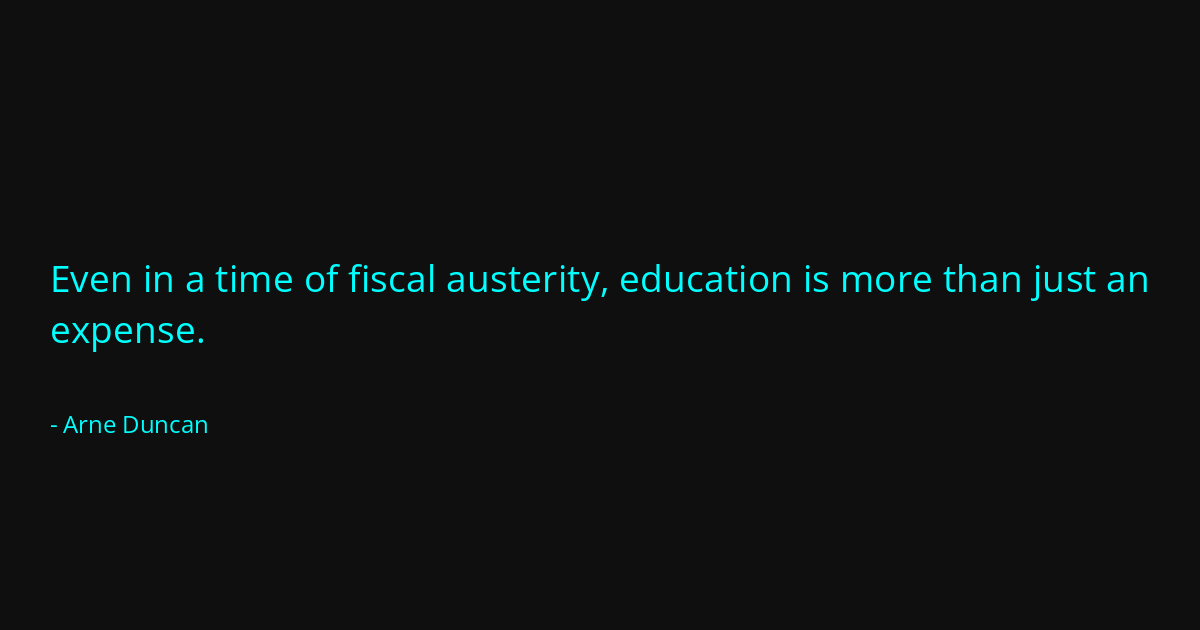 Quote by Arne Duncan