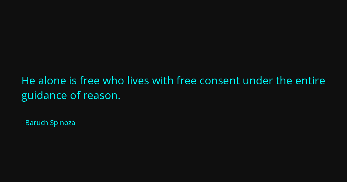 Quote by Baruch Spinoza