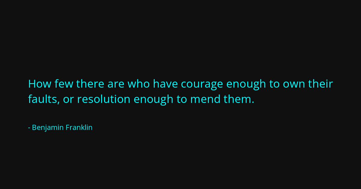 Quote by Benjamin Franklin