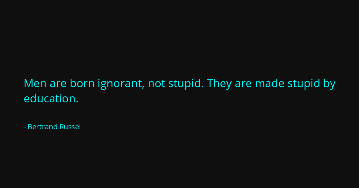 Quote by Bertrand Russell