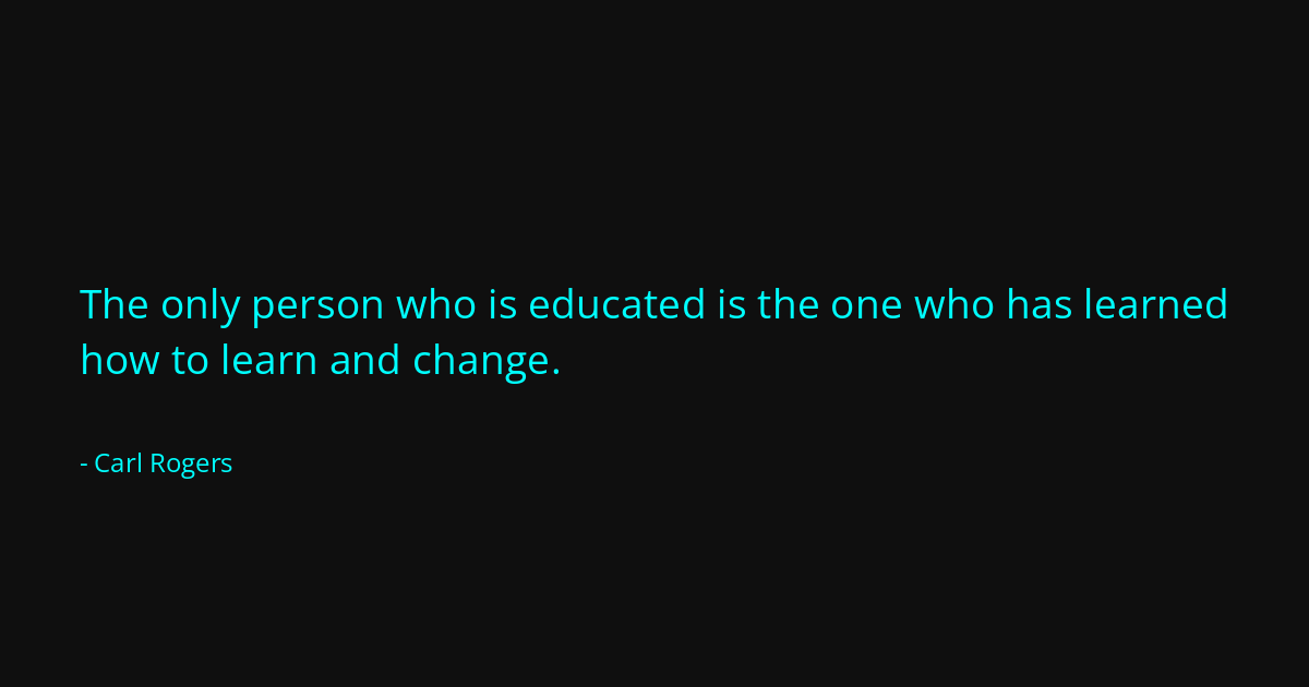 Quote by Carl Rogers