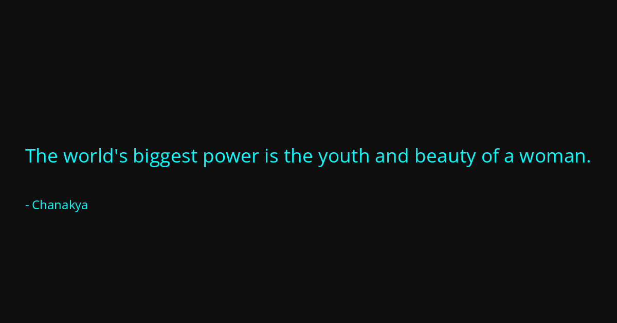 Quote by Chanakya