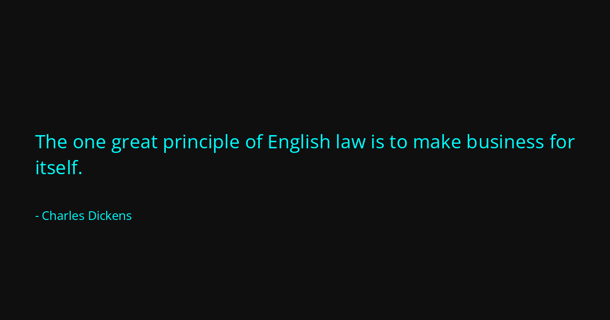 Quote by Charles Dickens