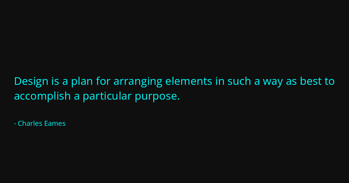 Quote by Charles Eames