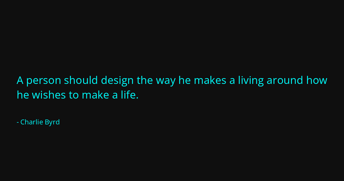 Quote by Charlie Byrd