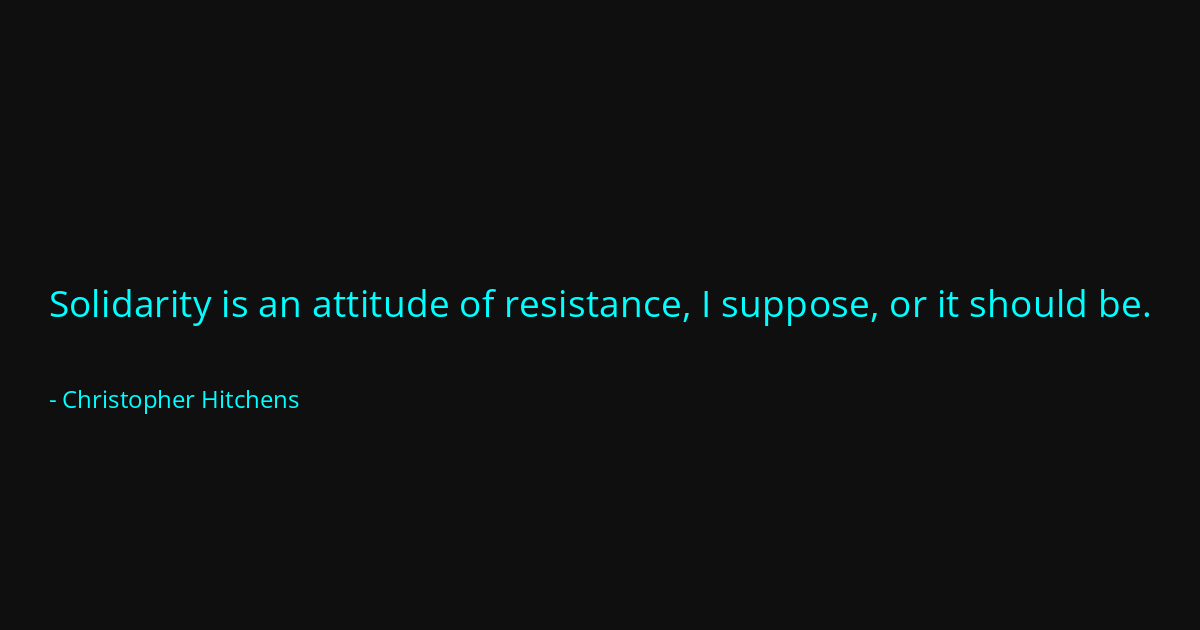 Quote by Christopher Hitchens