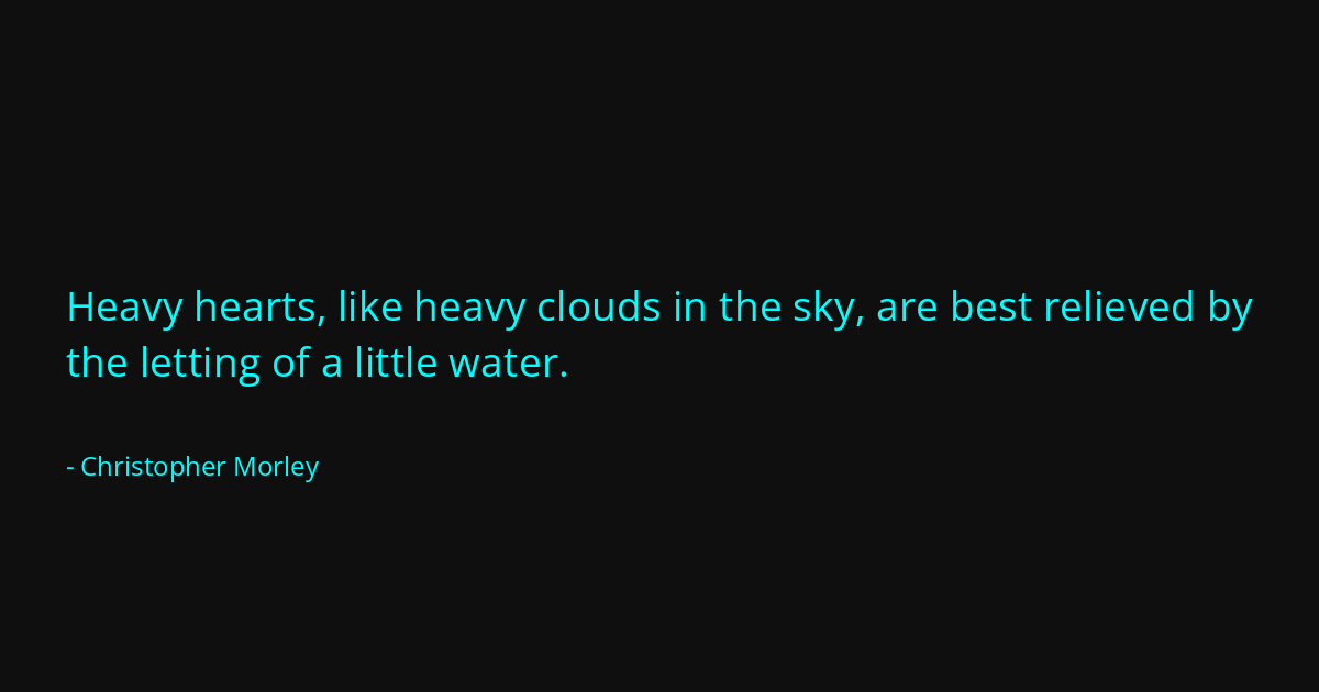 Quote by Christopher Morley