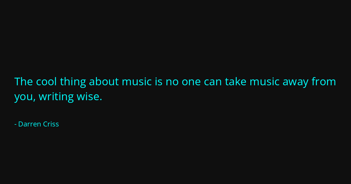 Quote by Darren Criss