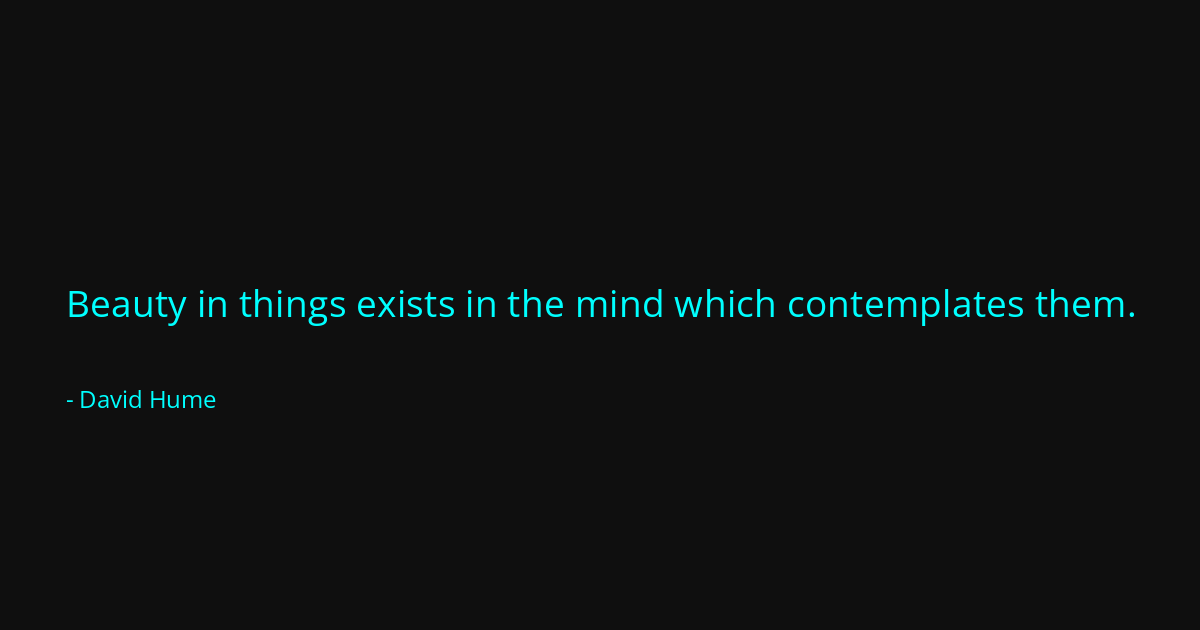 Quote by David Hume