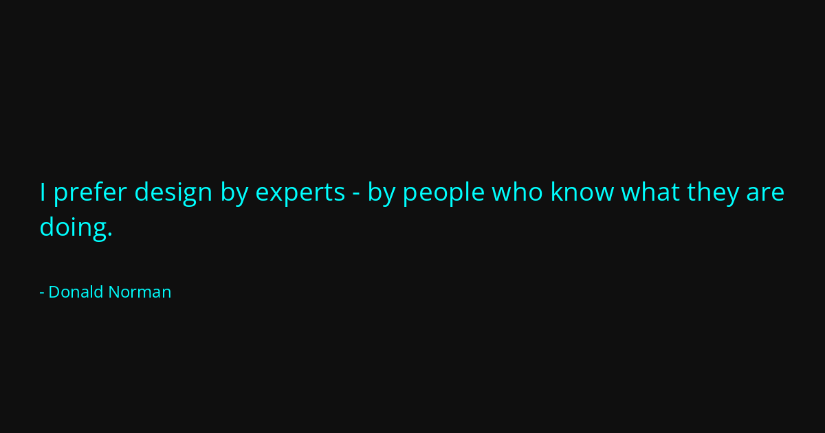 Quote by Donald Norman