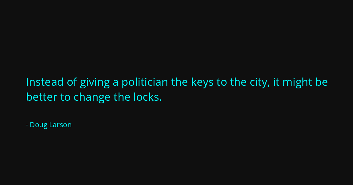 Quote by Doug Larson