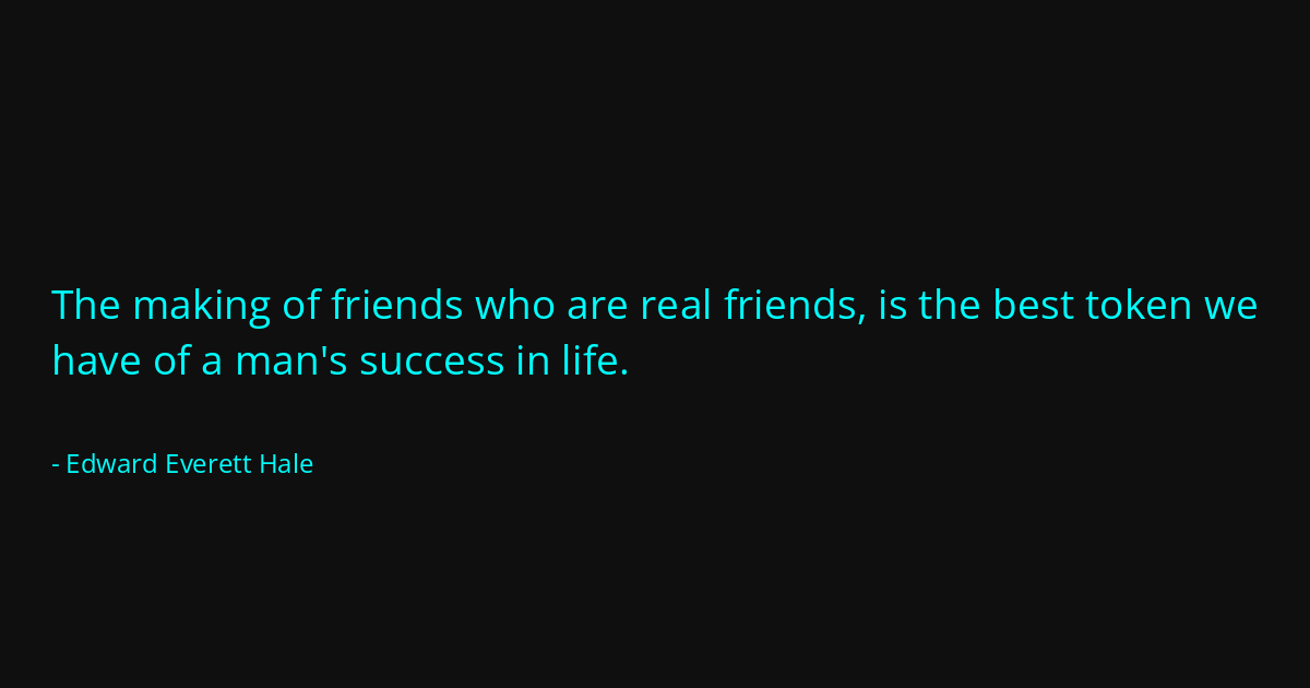 Quote by Edward Everett Hale