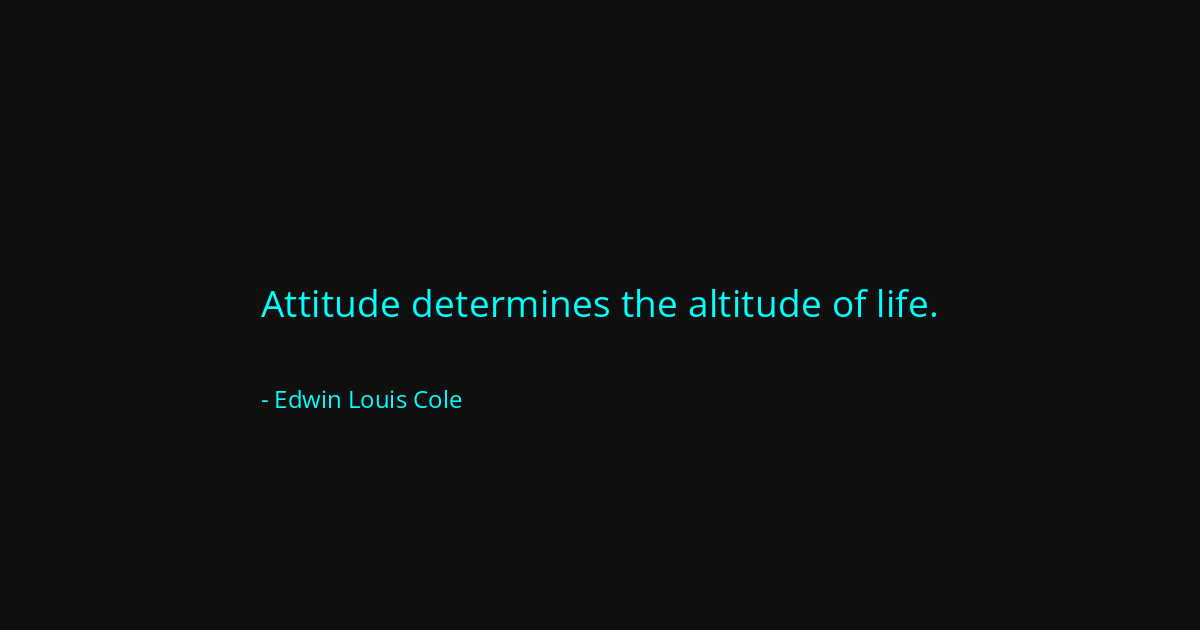 Quote by Edwin Louis Cole
