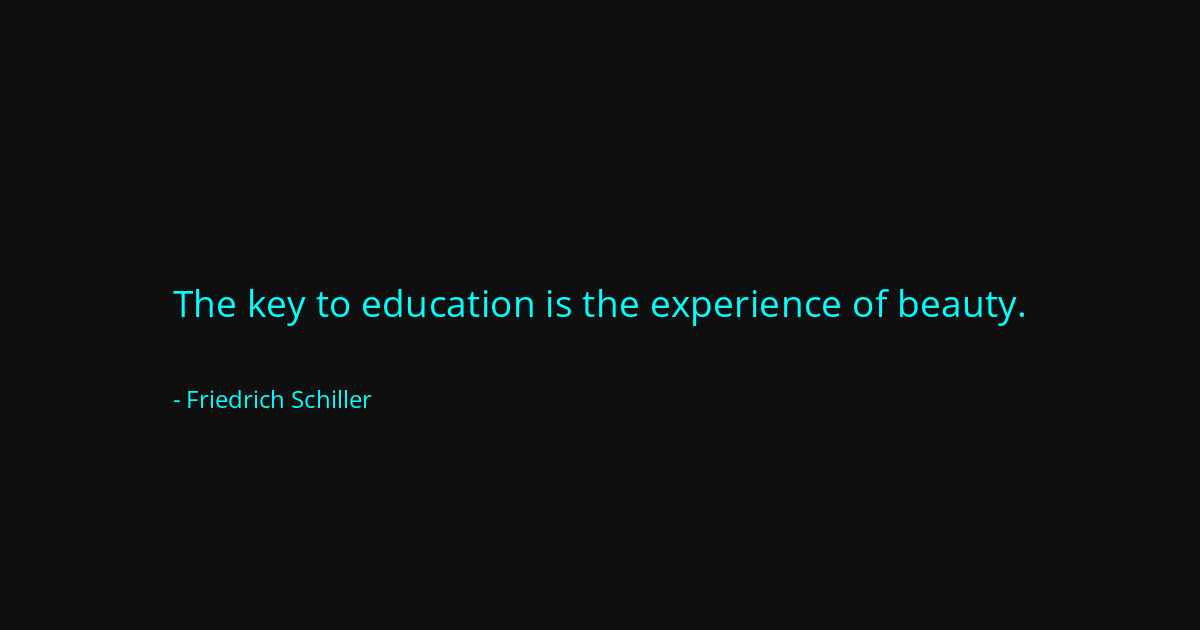Quote by Friedrich Schiller
