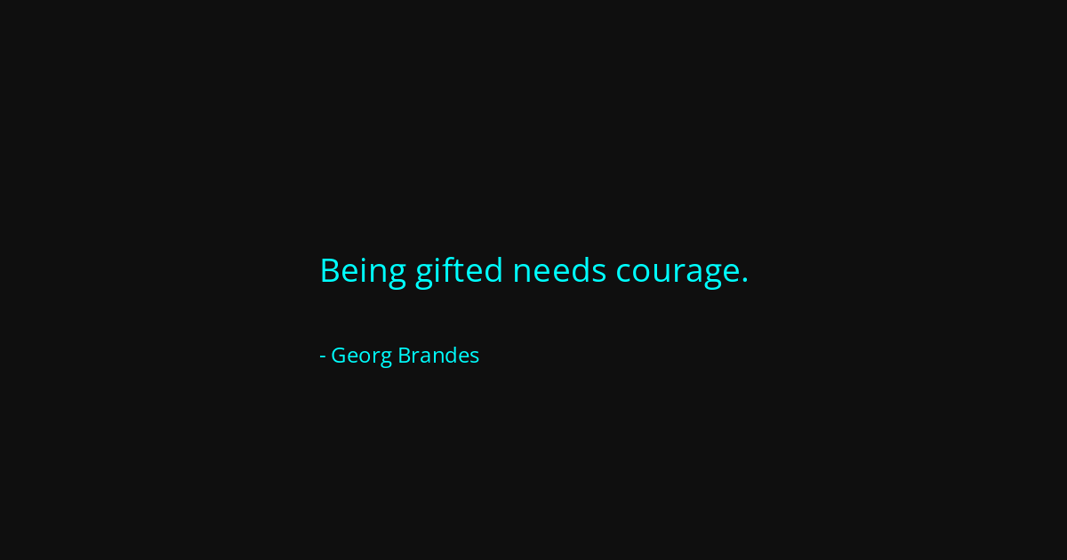 Quote by Georg Brandes