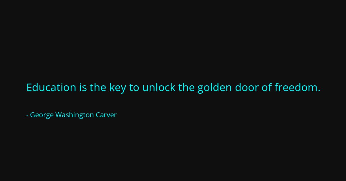 Quote by George Washington Carver