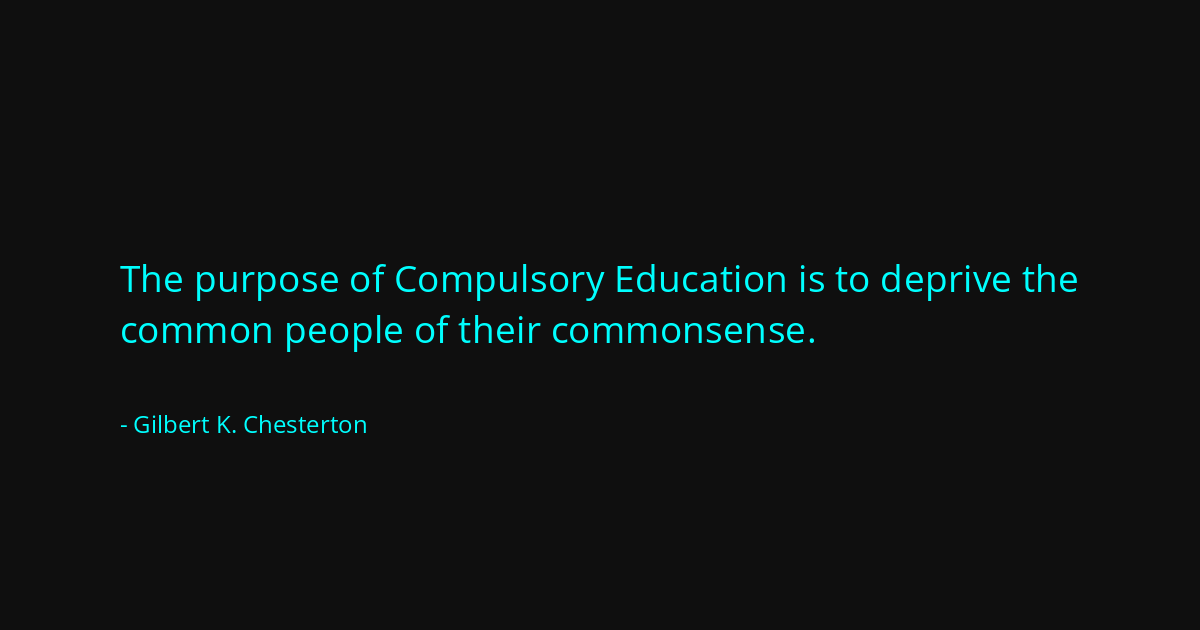 Quote by Gilbert K. Chesterton