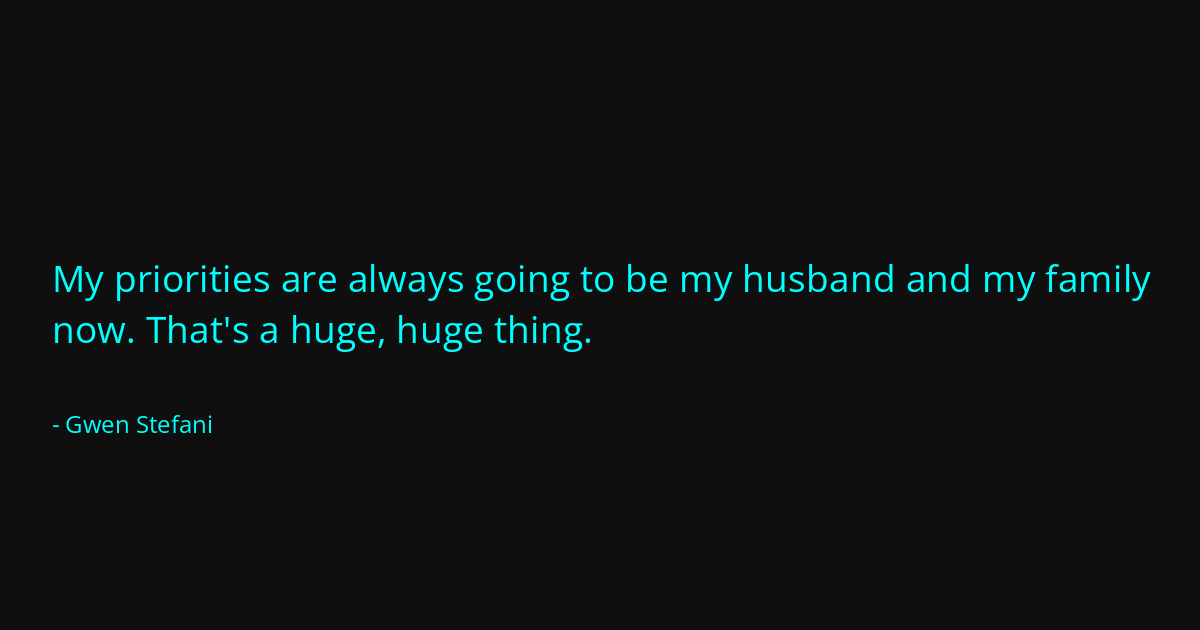 Quote by Gwen Stefani