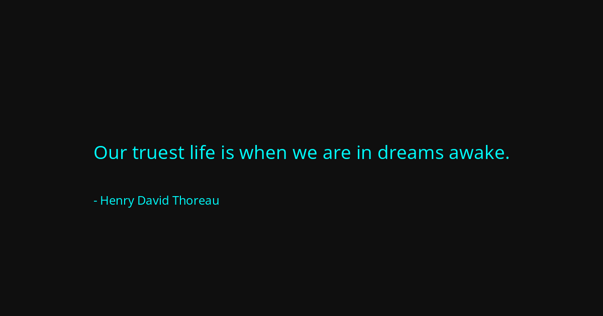 Quote by Henry David Thoreau