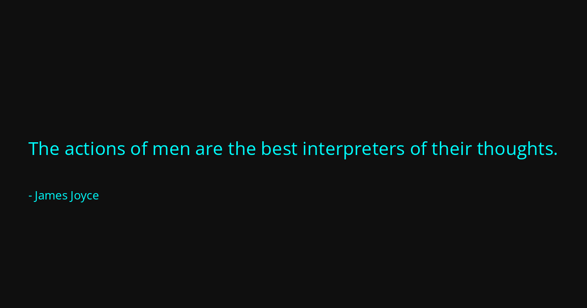 Quote by James Joyce