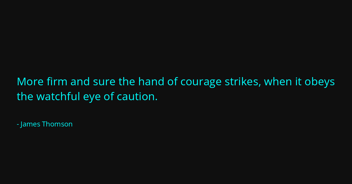 Quote by James Thomson