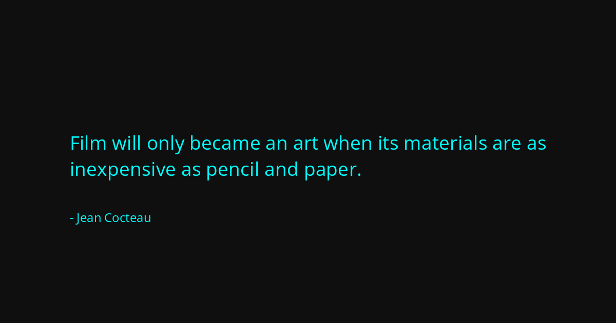 Quote by Jean Cocteau