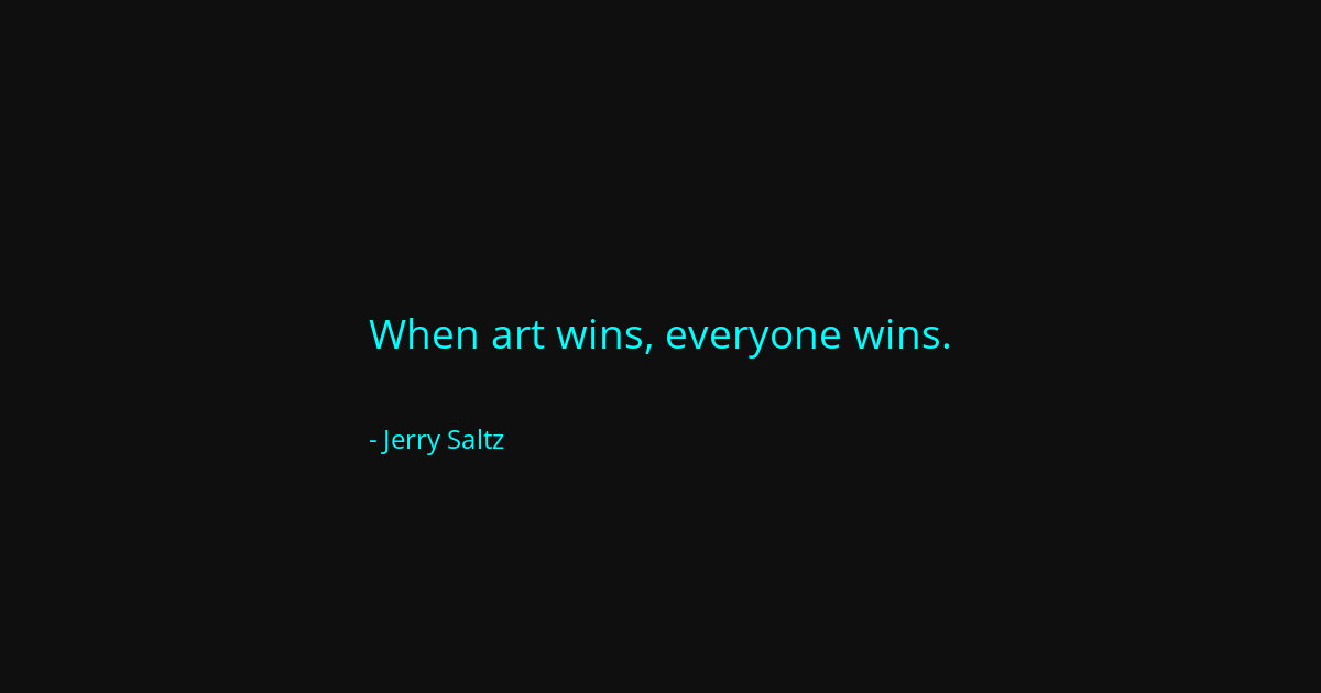 Quote by Jerry Saltz