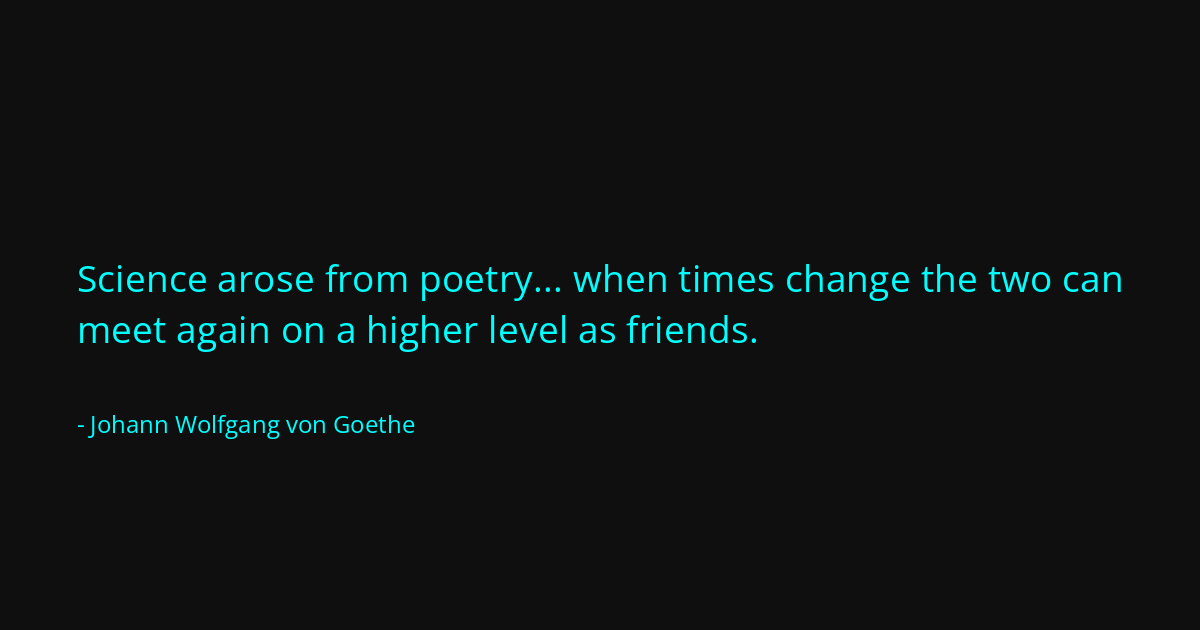 Quote by Johann Wolfgang von Goethe