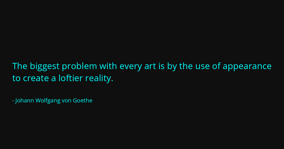 Quote by Johann Wolfgang von Goethe