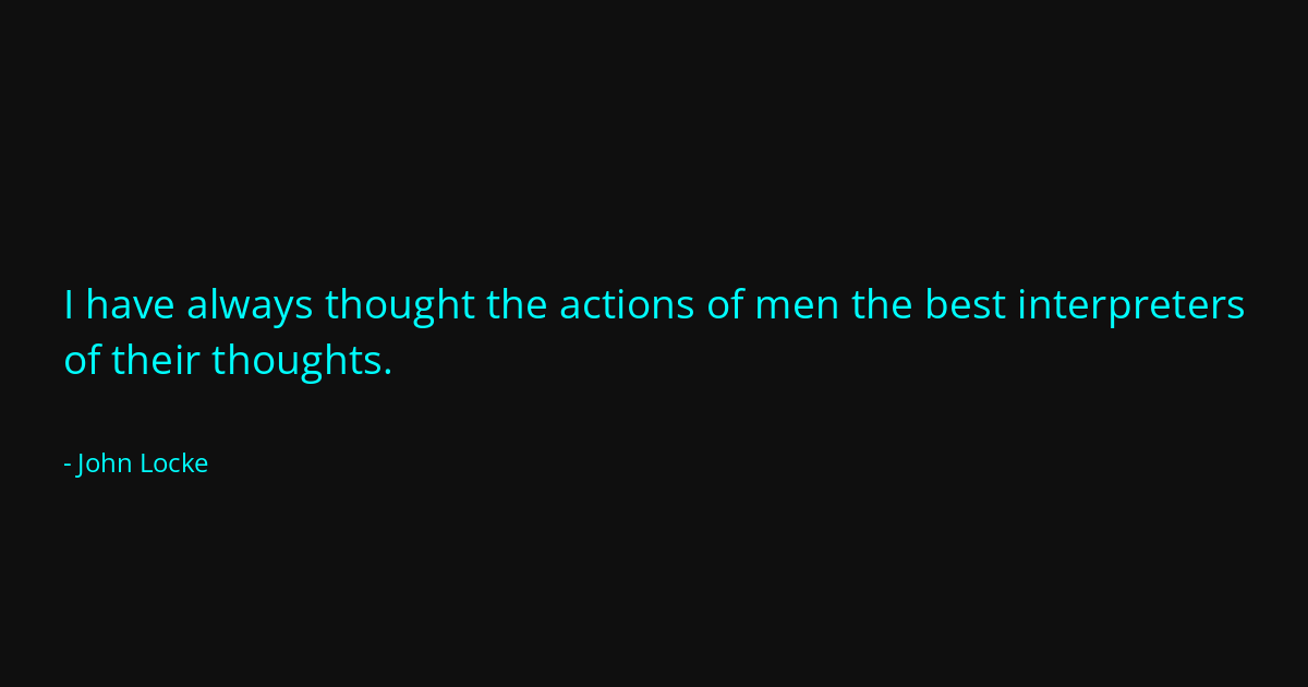 Quote by John Locke