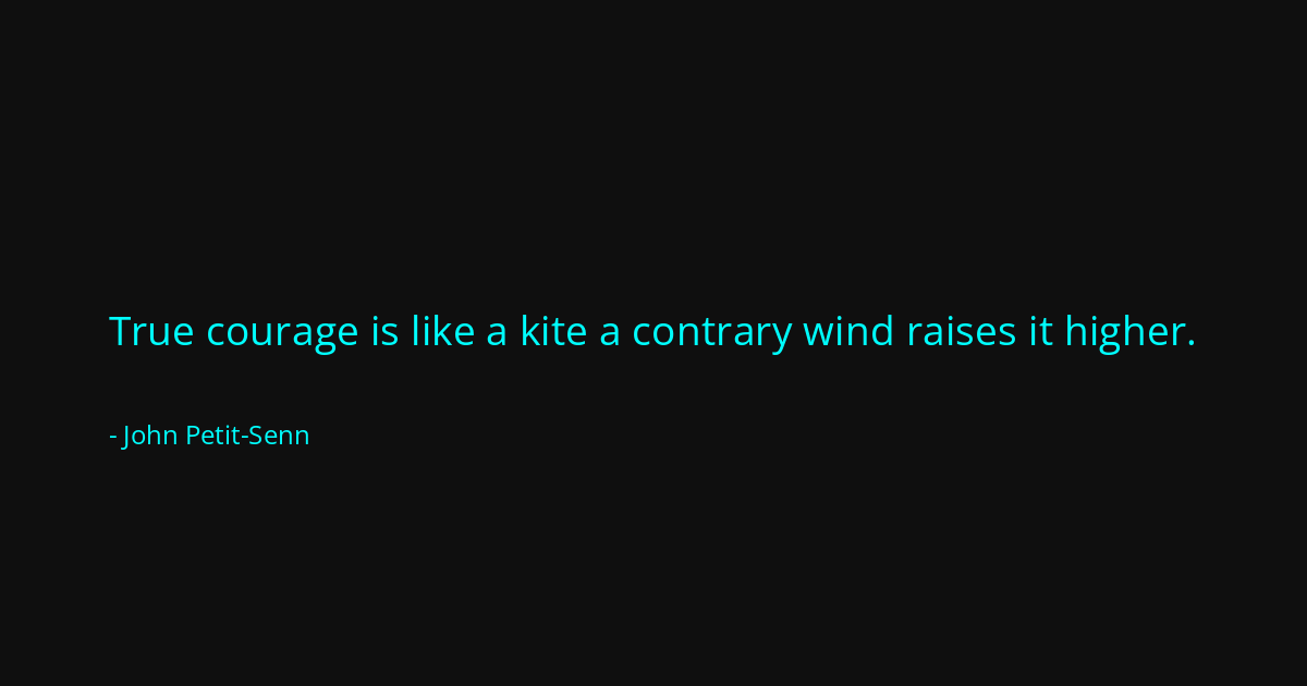 Quote by John Petit-Senn