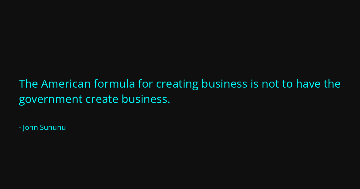 Quote by John Sununu