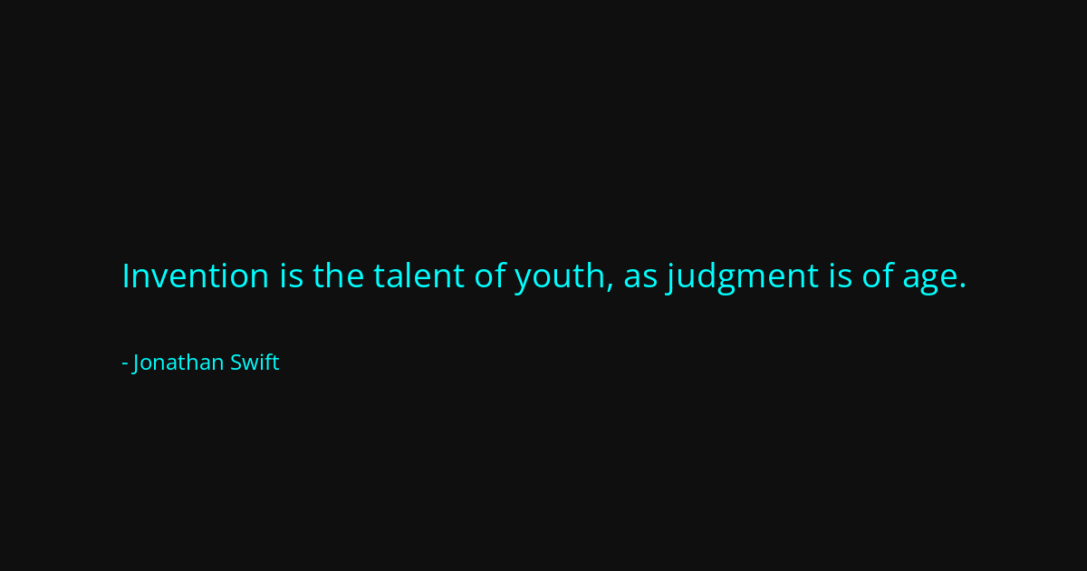 Quote by Jonathan Swift