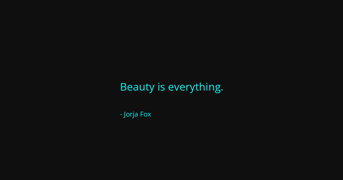 Quote by Jorja Fox