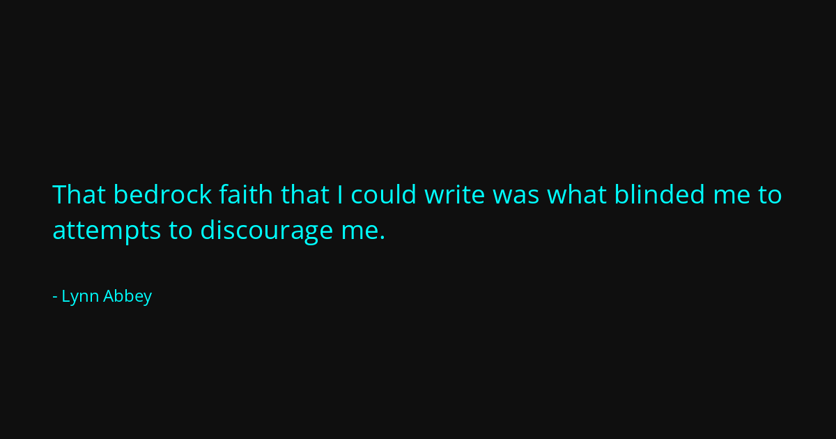 Quote by Lynn Abbey