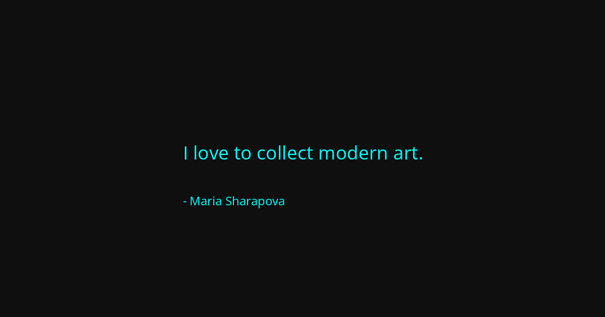 Quote by Maria Sharapova