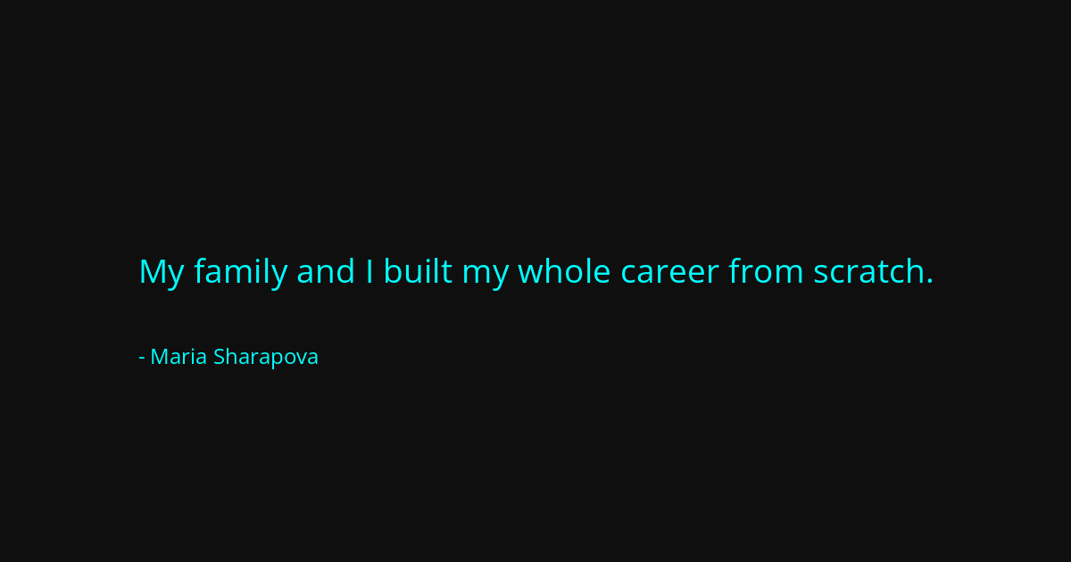 Quote by Maria Sharapova