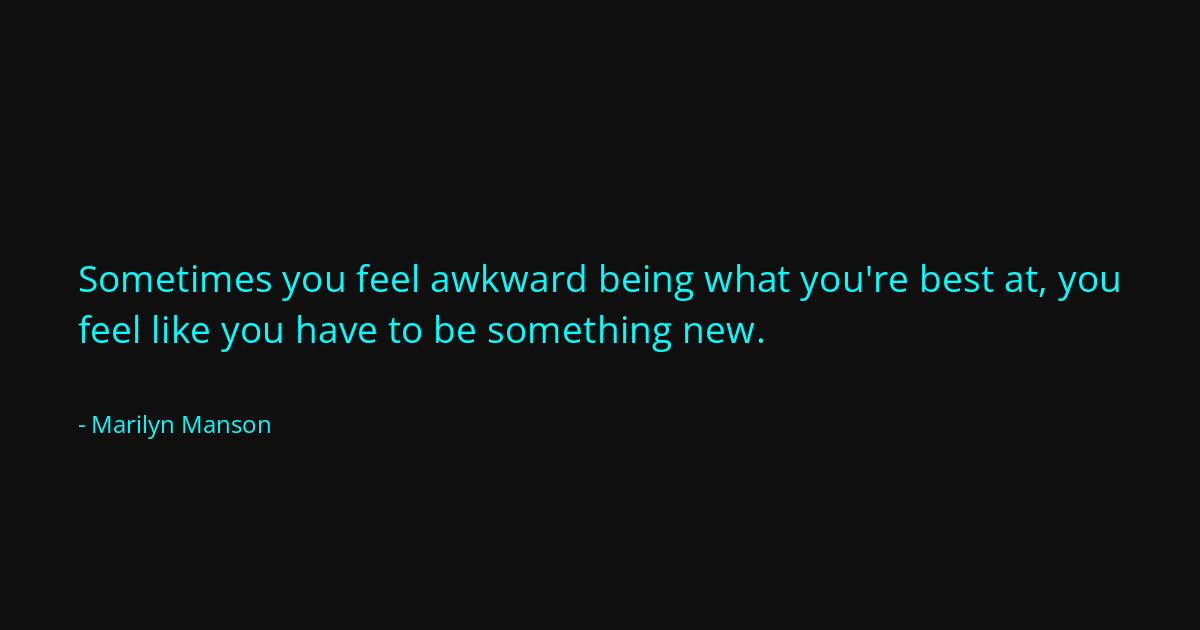 Quote by Marilyn Manson