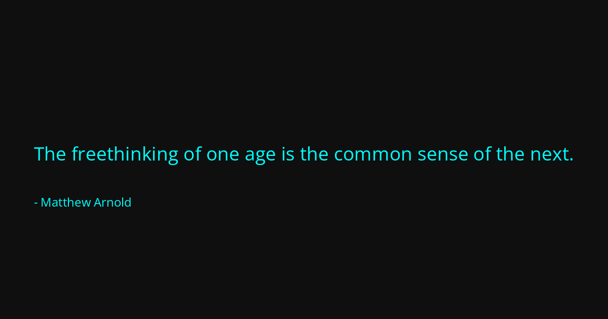 Quote by Matthew Arnold
