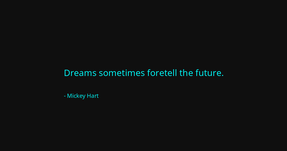 Quote by Mickey Hart