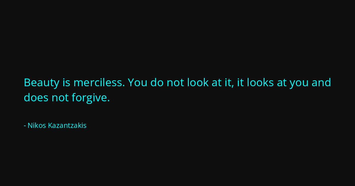 Quote by Nikos Kazantzakis
